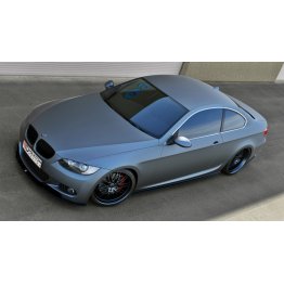 Накладка сплиттер на передний бампер на BMW 3 E92 M-Pack